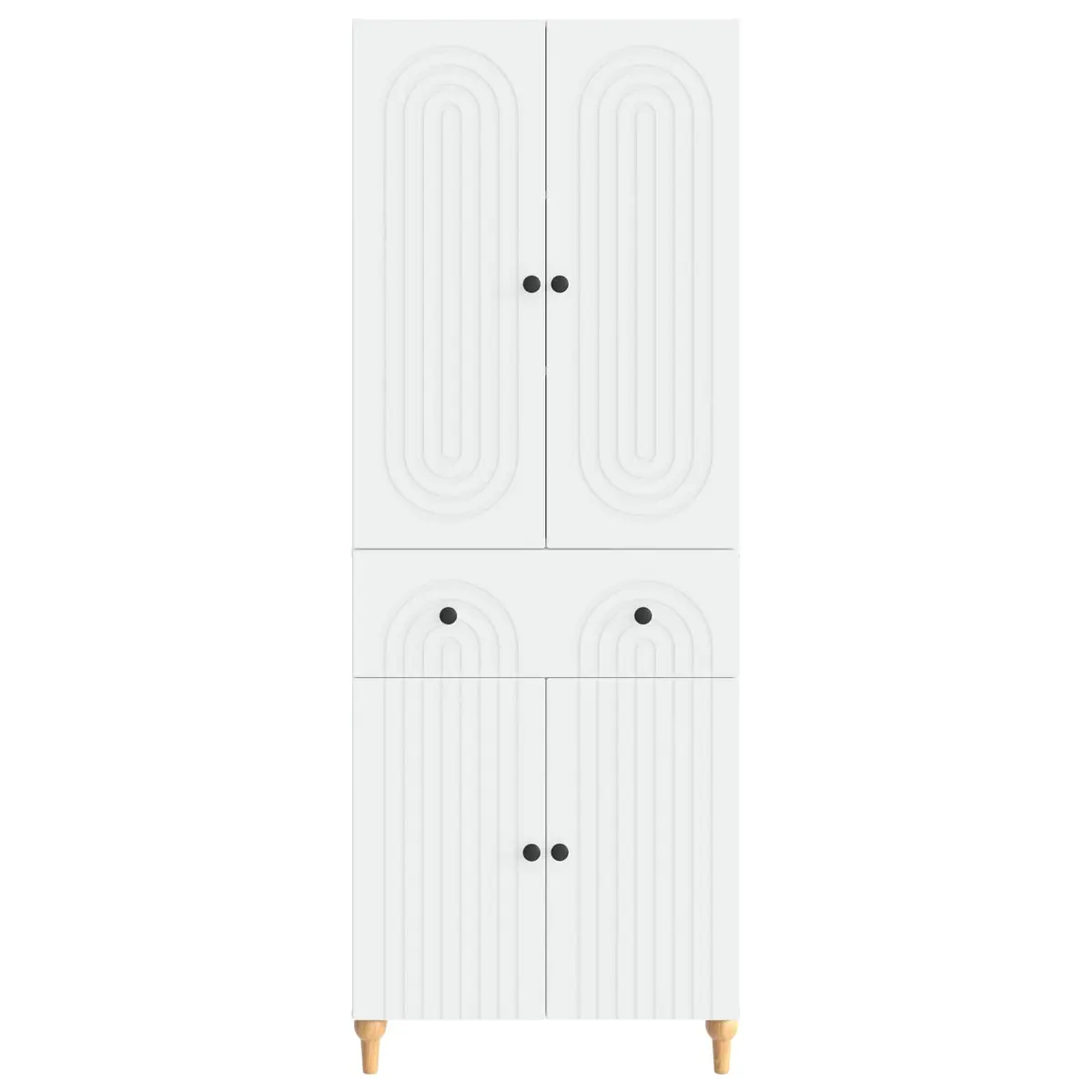Cabinet Set Engineered Wood 66 x 34.5 x 90 cm Storage Furniture