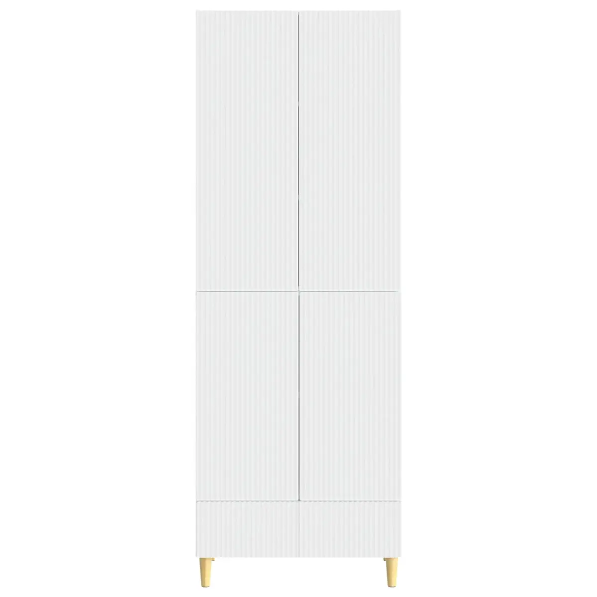 2-Piece Engineered Wood Cabinet Set for Storage