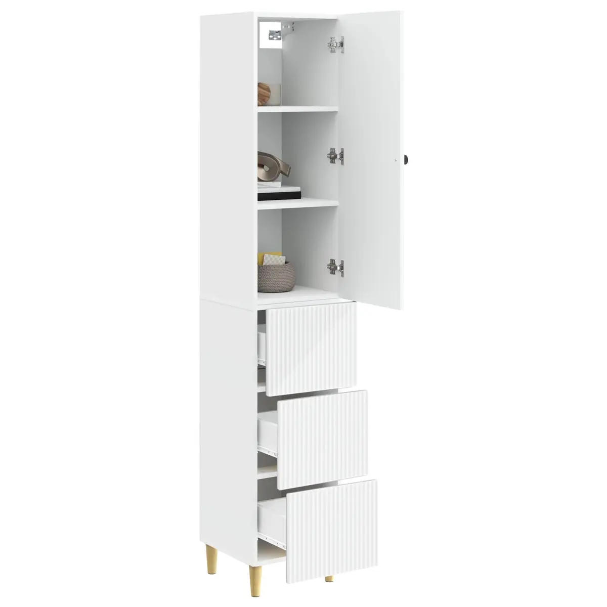 Cabinet Set Modern 33 x 34.5 x 90 cm Engineered Wood