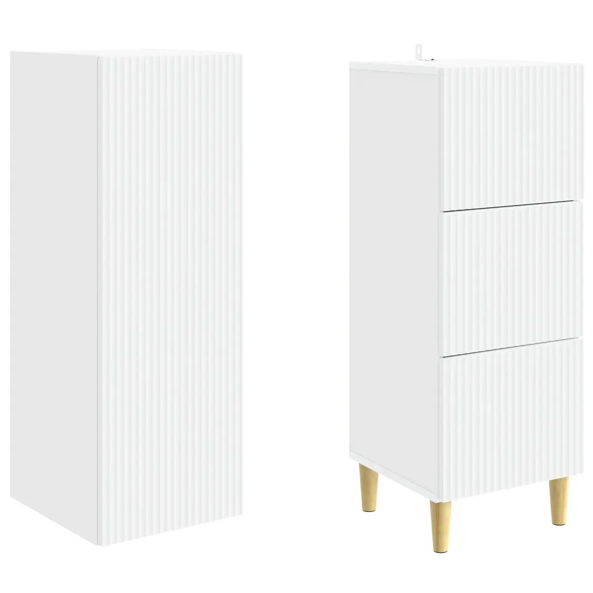 Cabinet Set Modern 33 x 34.5 x 90 cm Engineered Wood