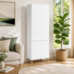 Cozy 2-Piece Cabinet Set for Living Room Storage