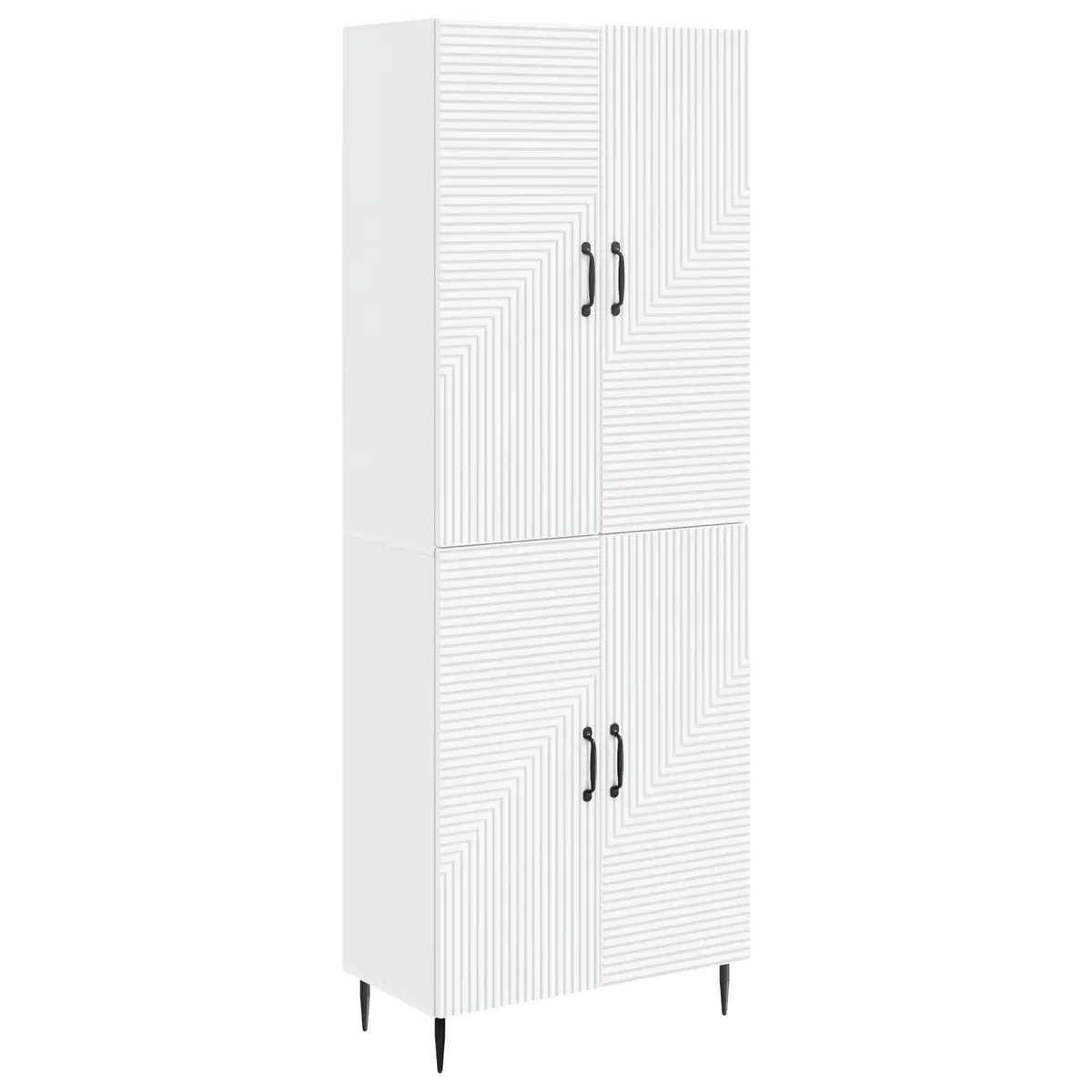 Cabinet Set Modern 66 x 34.5 x 89.5 cm Engineered Wood