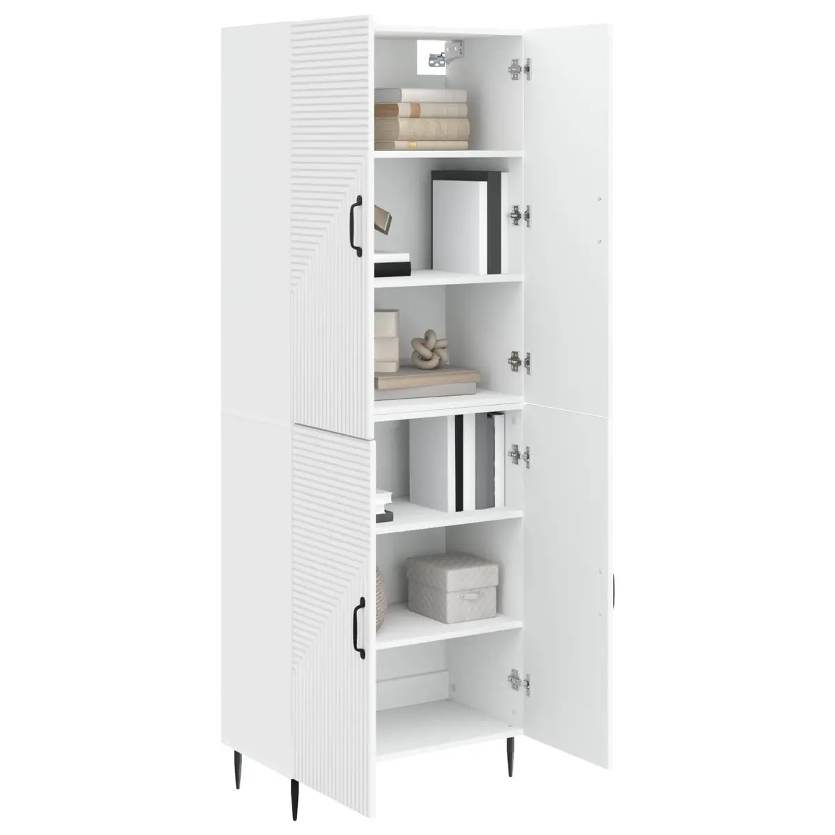 Cabinet Set Modern 66 x 34.5 x 89.5 cm Engineered Wood