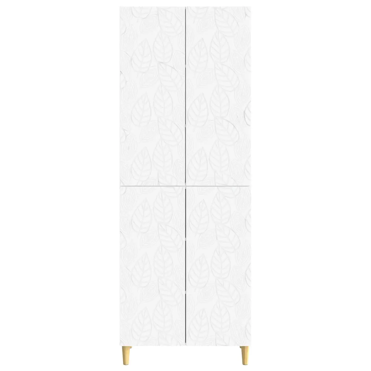 White Two-Piece Cabinet Set for Comfort