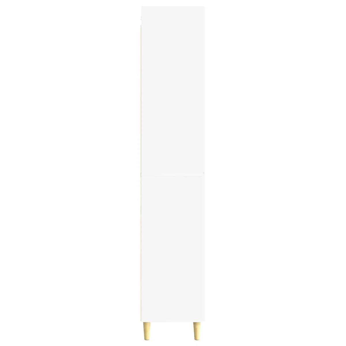 White Two-Piece Cabinet Set for Comfort
