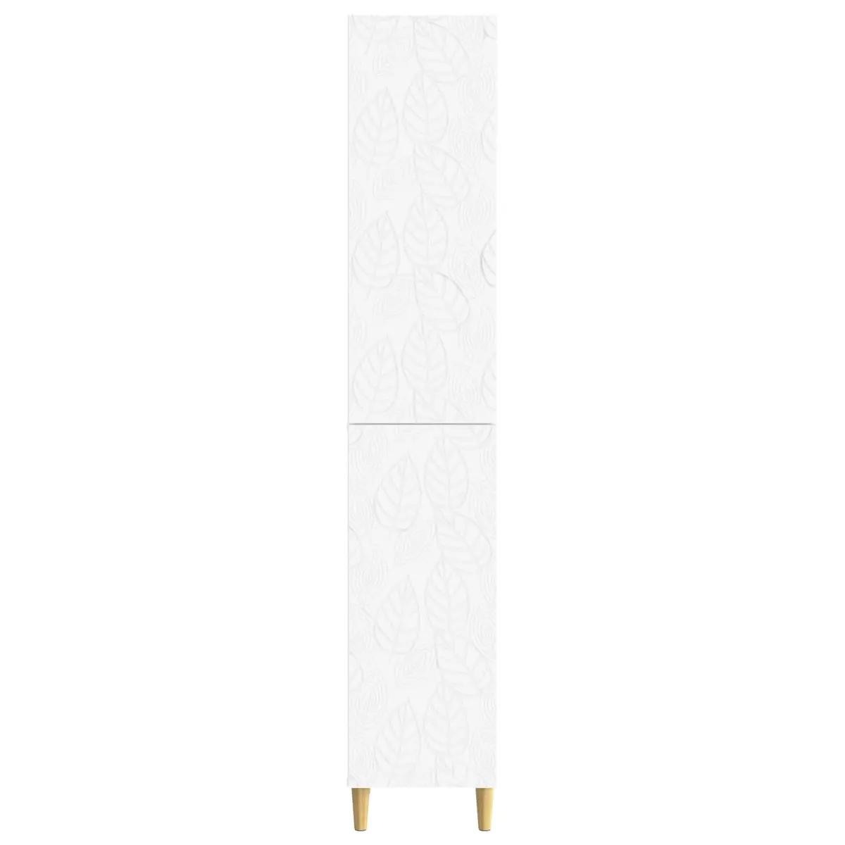 Cabinet Set White 2 Piece Storage Furniture Engineered Wood Composite Living Room
