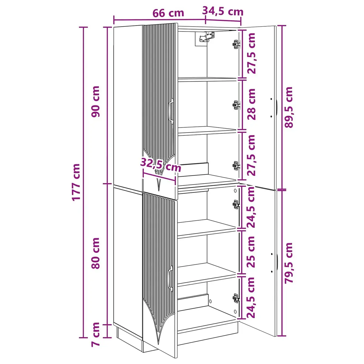Cabinet Set 2 Pcs White Engineered Wood Storage Furniture Indoor Outdoor
