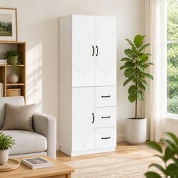Two-Piece Cabinet Set for Stylish Storage