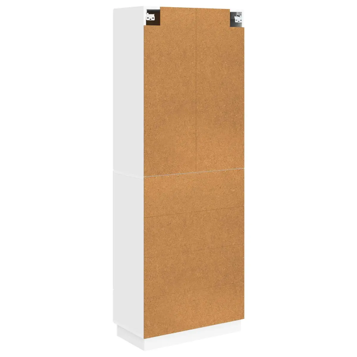 Cabinet Set Modern 2 Piece Storage Furniture Engineered Wood Living Room Bedroom