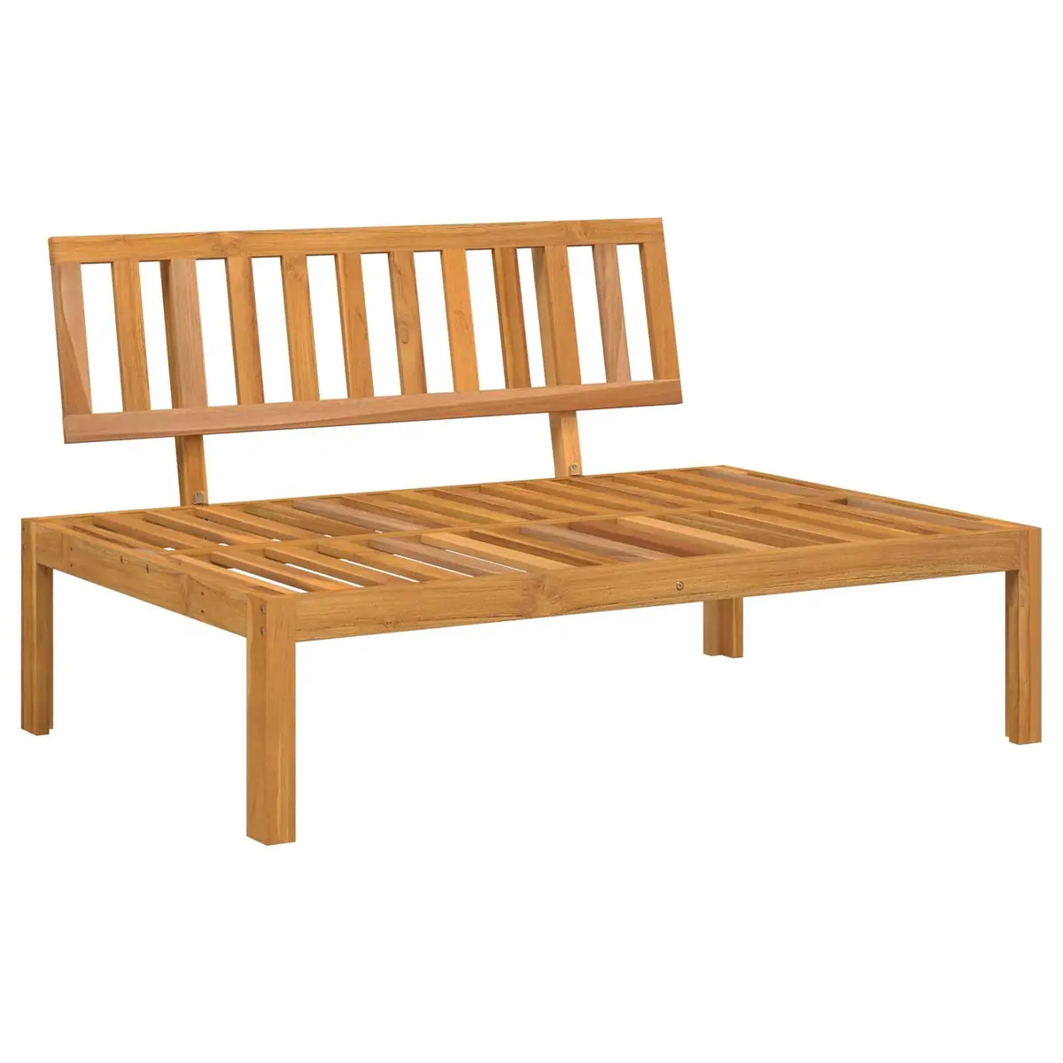 Sofa Set Anthracite Modular Outdoor Garden Furniture Solid Acacia Wood