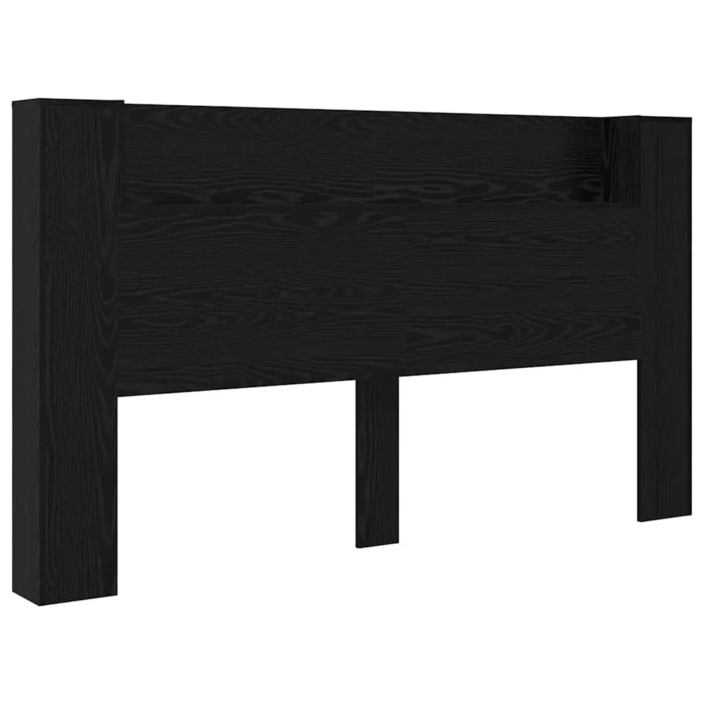 Storage Headboard with RGB LED Lights for Bedroom