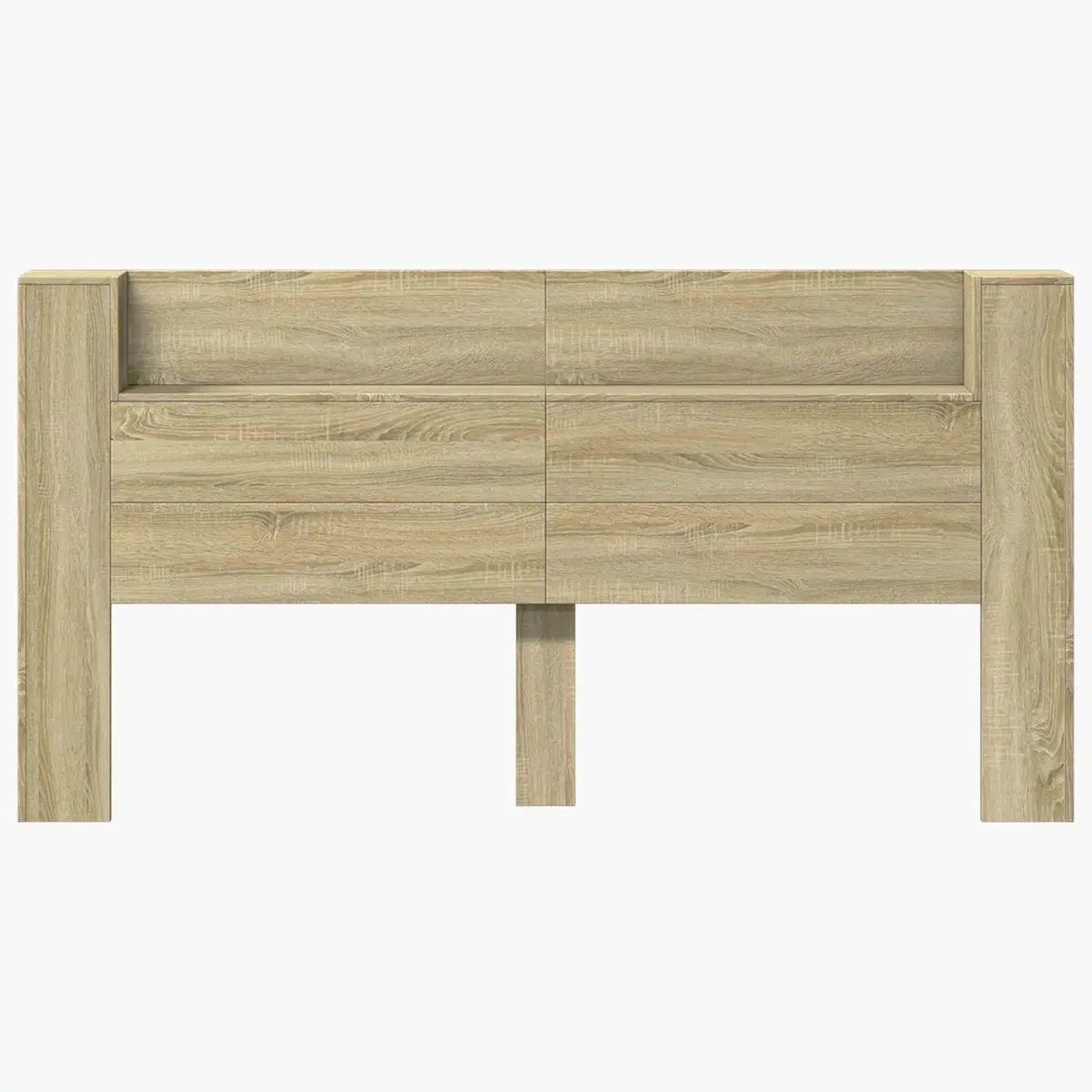 Storage Headboard with Adjustable RGB LED Lights