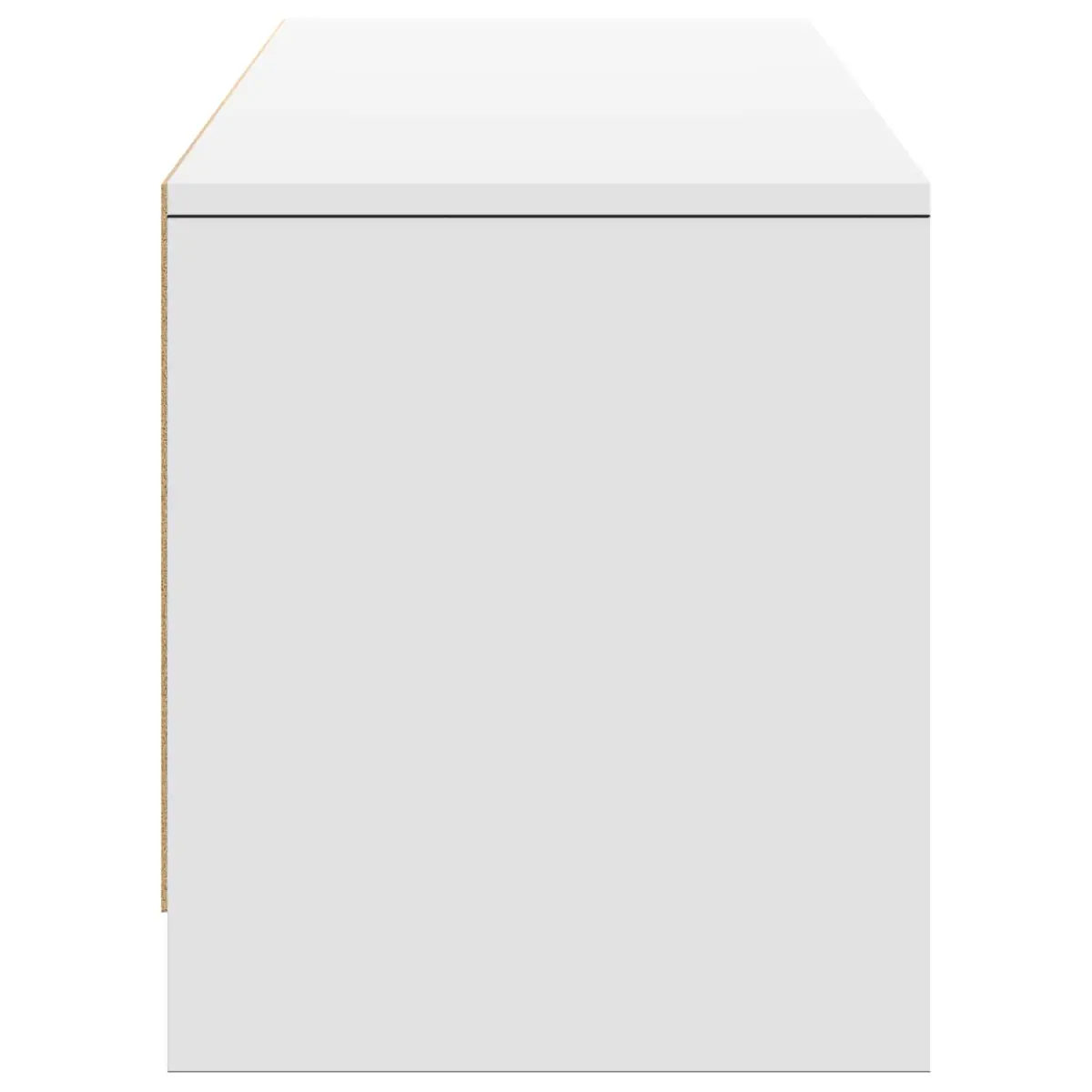 165cm White TV Cabinet with Adjustable LED Lights