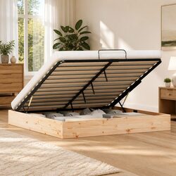 Stylish Ottoman Bed Frame with Storage 180 x 200 cm
