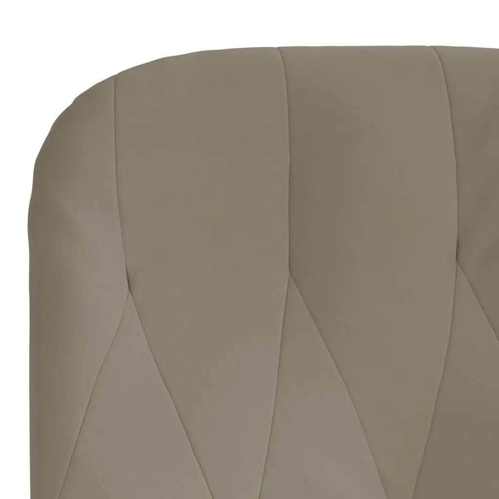 Light Grey Velvet Swivel Arm Chair for Comfort