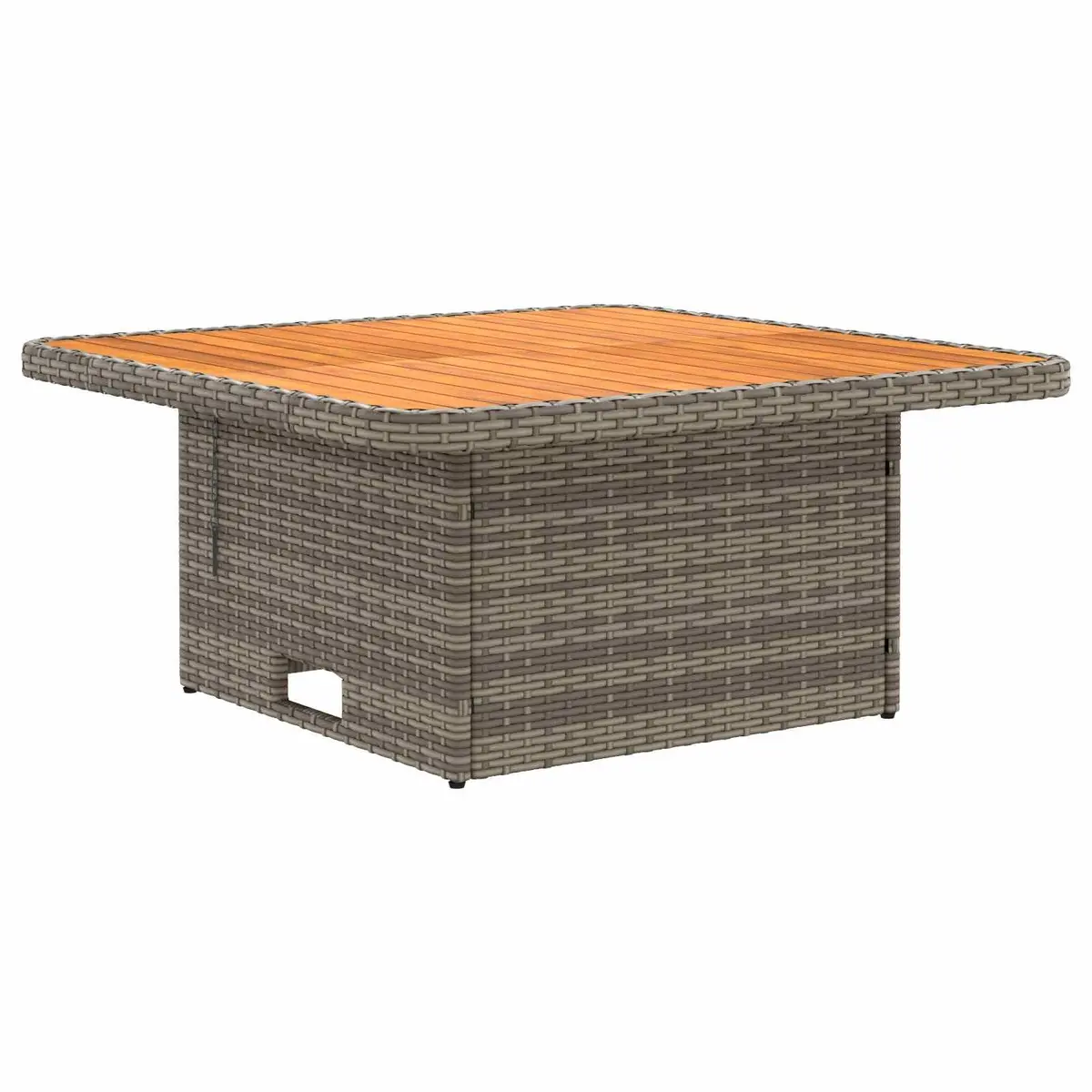 Outdoor Furniture Set Grey Rattan 4 Piece Patio Lounge Sofa with Cushions