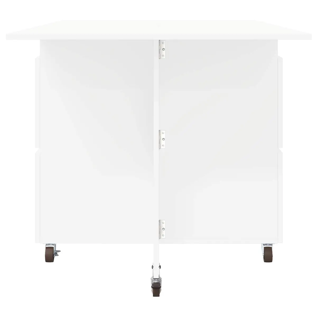 Extendable White Dining Table 140x80x77cm