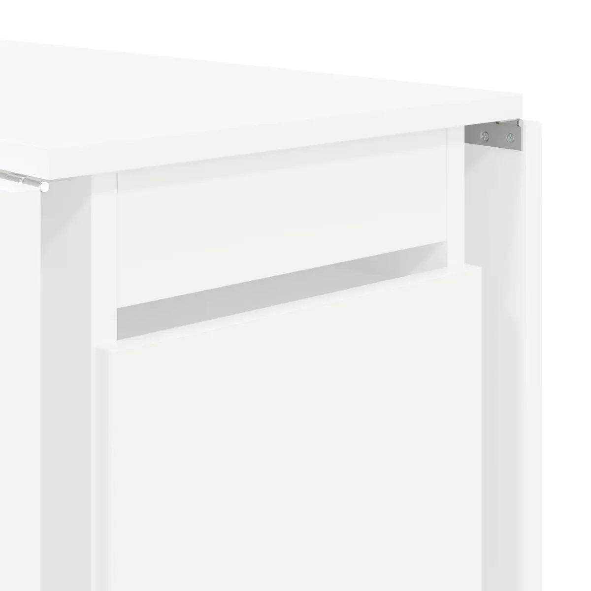 Extendable White Dining Table 140x80x77cm