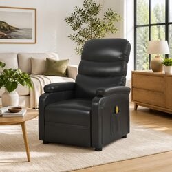 Comfortable Black Electric Massage Recliner Chair