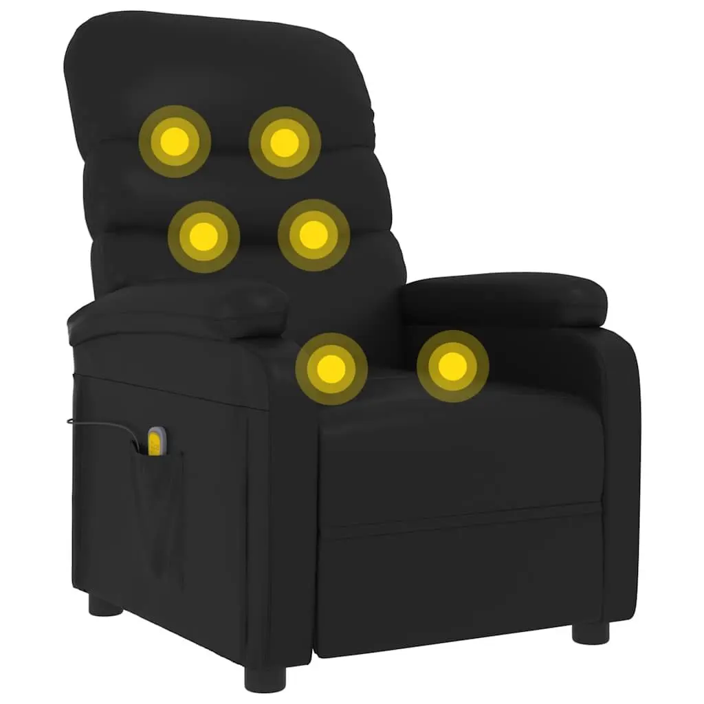 Black Electric Massage Recliner Chair