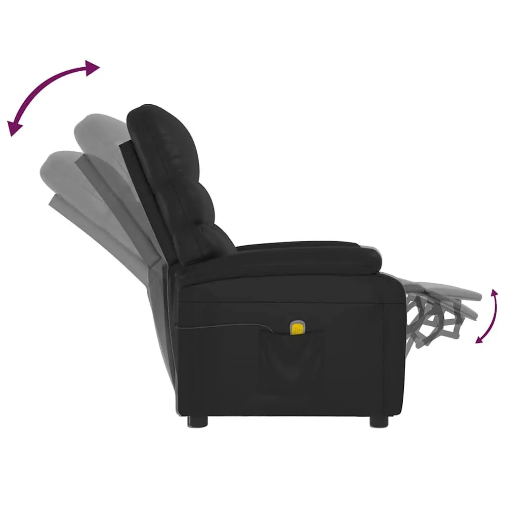 Black Electric Massage Recliner Chair