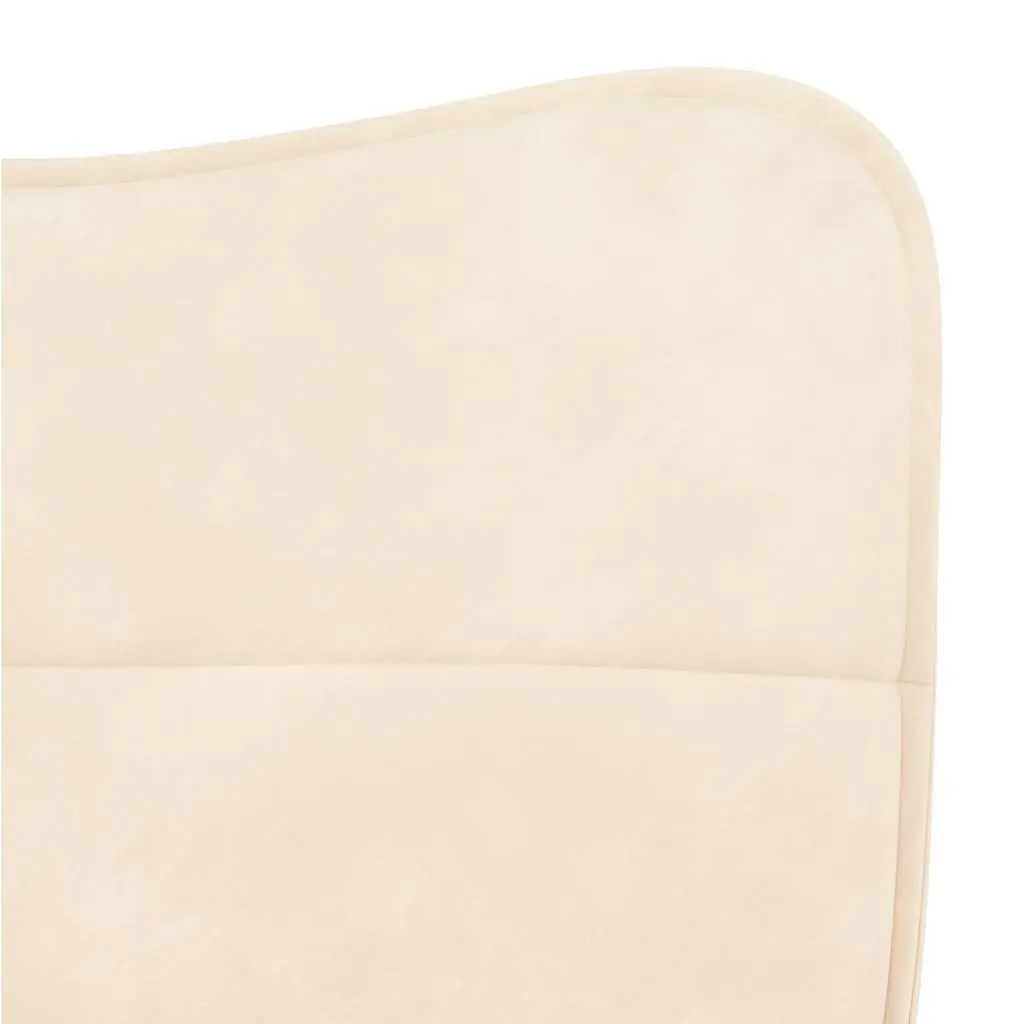 Dining Chairs 2 pcs Cream Velvet Kitchen Living Room Furniture Ergonomic Design