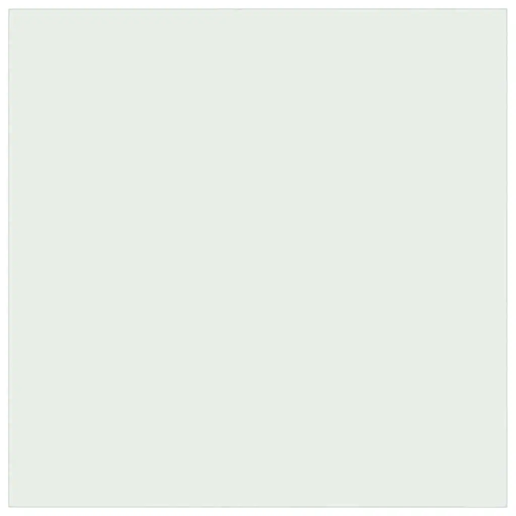 Square Table Top, Transparent, 40x40 cm, Tempered Glass for Dining Coffee Garden Use