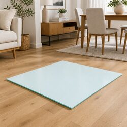 Clear Tempered Glass Table Top 50x50 cm for Dining