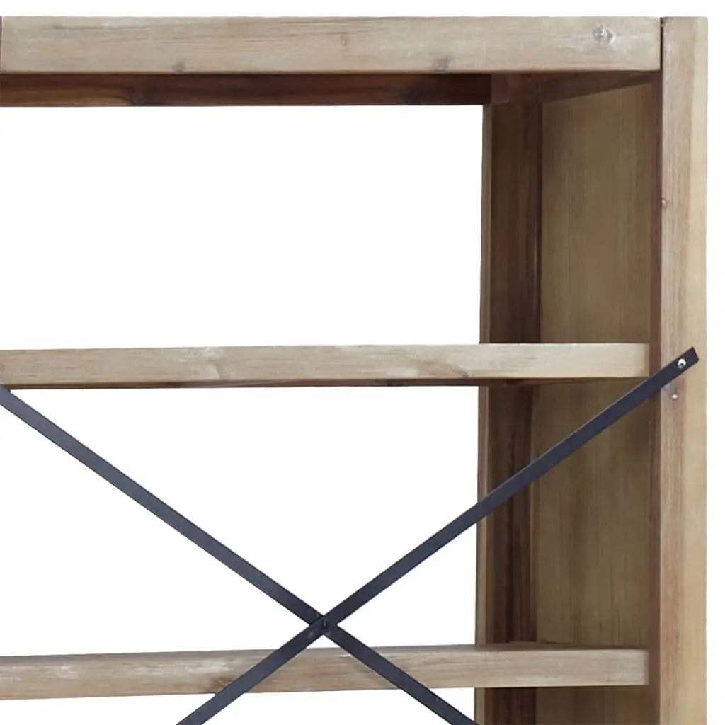 4-Tier Wooden Bookcase 80x30x110 cm Solid Acacia Standing Shelf Storage Display