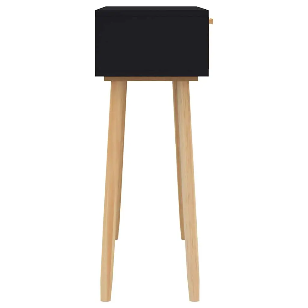 Scandinavian Console Table in Black 80x30x75 cm