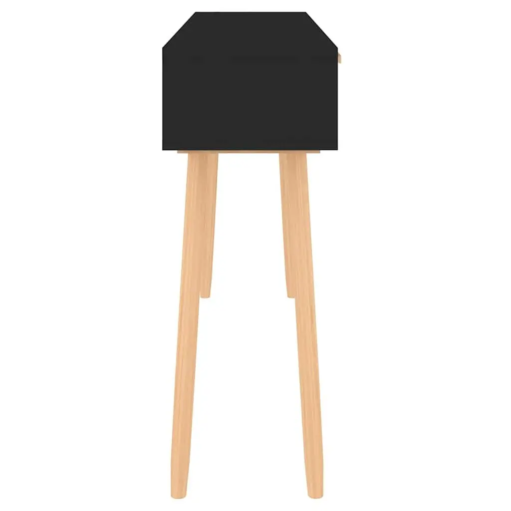 Console Table Black 105x30x75 cm End Table Hallway Accent Furniture Storage