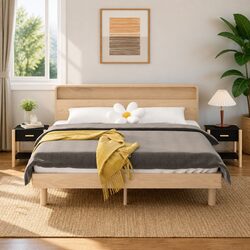 Black Bedside Tables - Set of 2, 42x38x45 cm