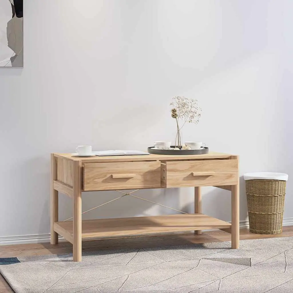 Coffee Table with Storage Brown Engineered Wood Side Table Home Furniture Décor