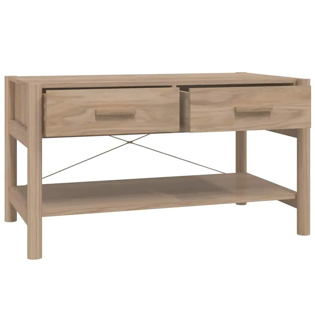 Coffee Table with Storage Brown Engineered Wood Side Table Home Furniture Décor