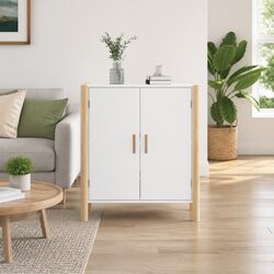Elegant White Sideboard Cabinet 62x38x70 cm