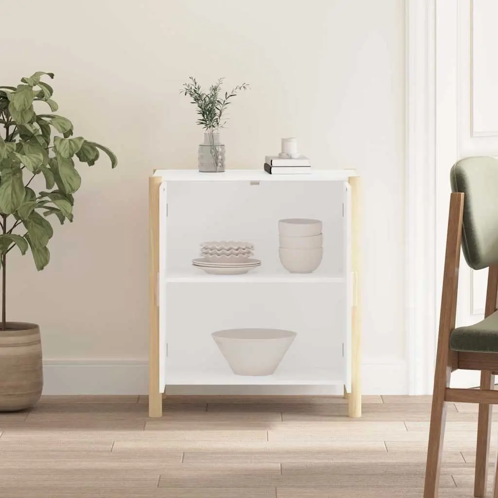 Sideboard Cabinet White 62x38x70 cm Engineered Wood Furniture