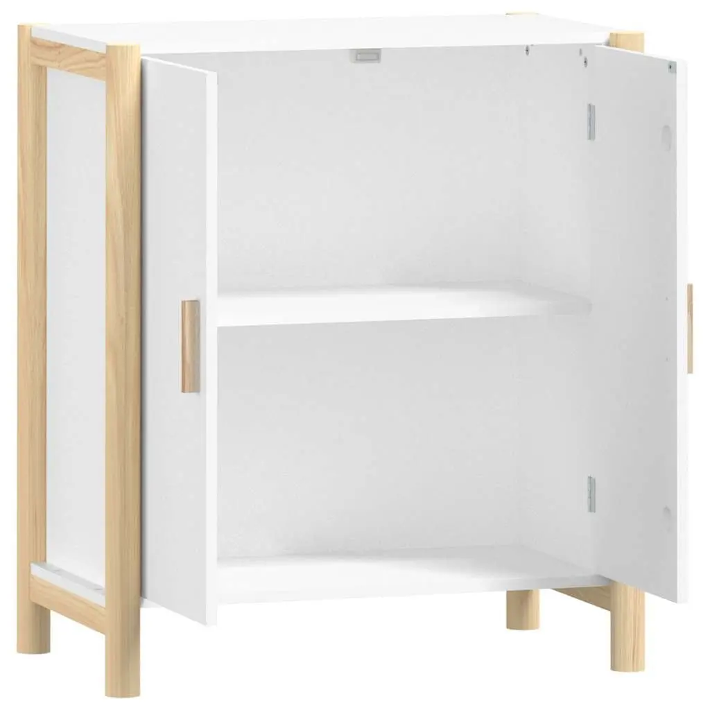 Sideboard Cabinet White 62x38x70 cm Engineered Wood Furniture