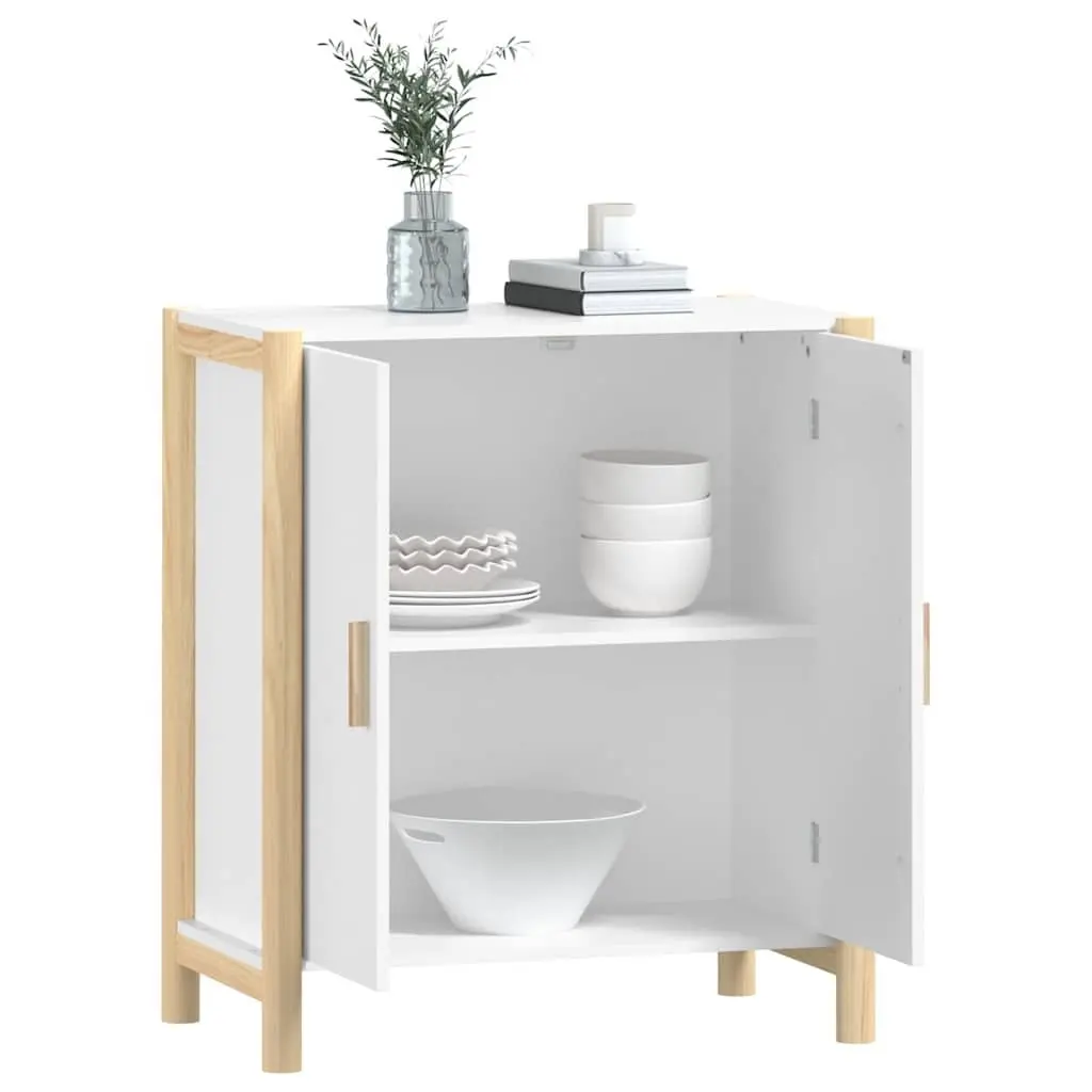 Sideboard Cabinet White 62x38x70 cm Engineered Wood Furniture