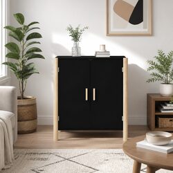 Stylish Black Sideboard Cabinet for Home Storage