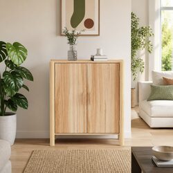Brown Engineered Wood Sideboard 62x38x70 cm