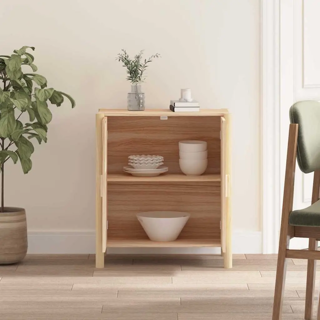 Brown Engineered Wood Sideboard 62x38x70 cm