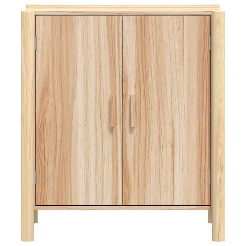 Brown Engineered Wood Sideboard 62x38x70 cm