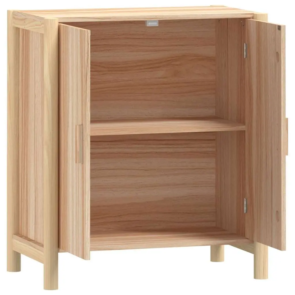 Brown Engineered Wood Sideboard 62x38x70 cm