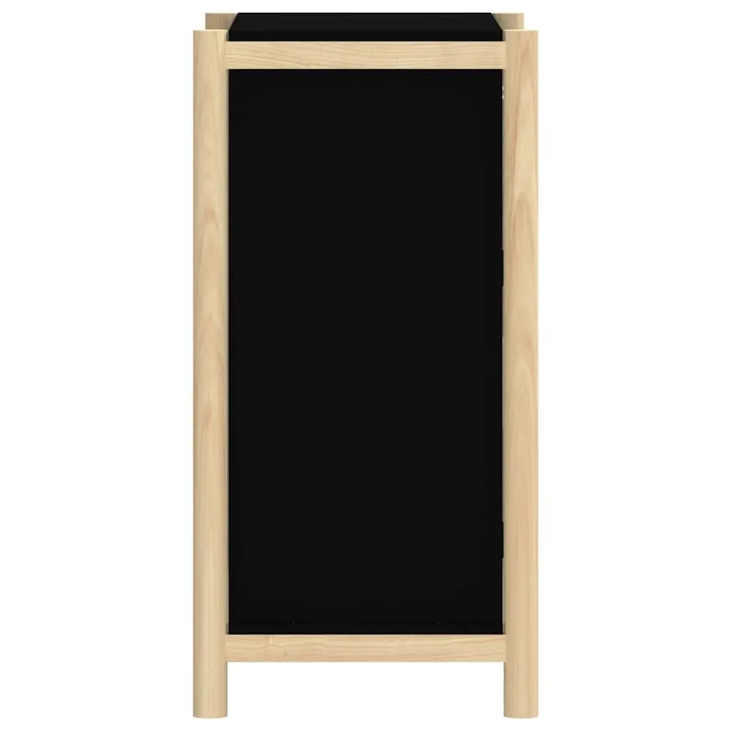 Sideboard Cabinet Black 62x38x75cm Engineered Wood Furniture