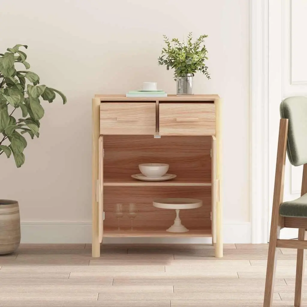 Brown Sideboard 62x38x75cm Storage Cabinet Engineered Wood Home Furniture