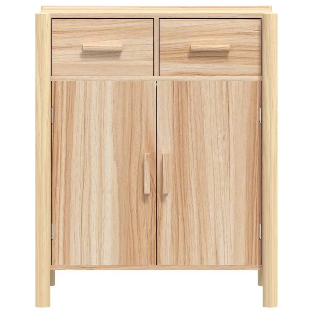 Brown Sideboard 62x38x75cm Storage Cabinet Engineered Wood Home Furniture