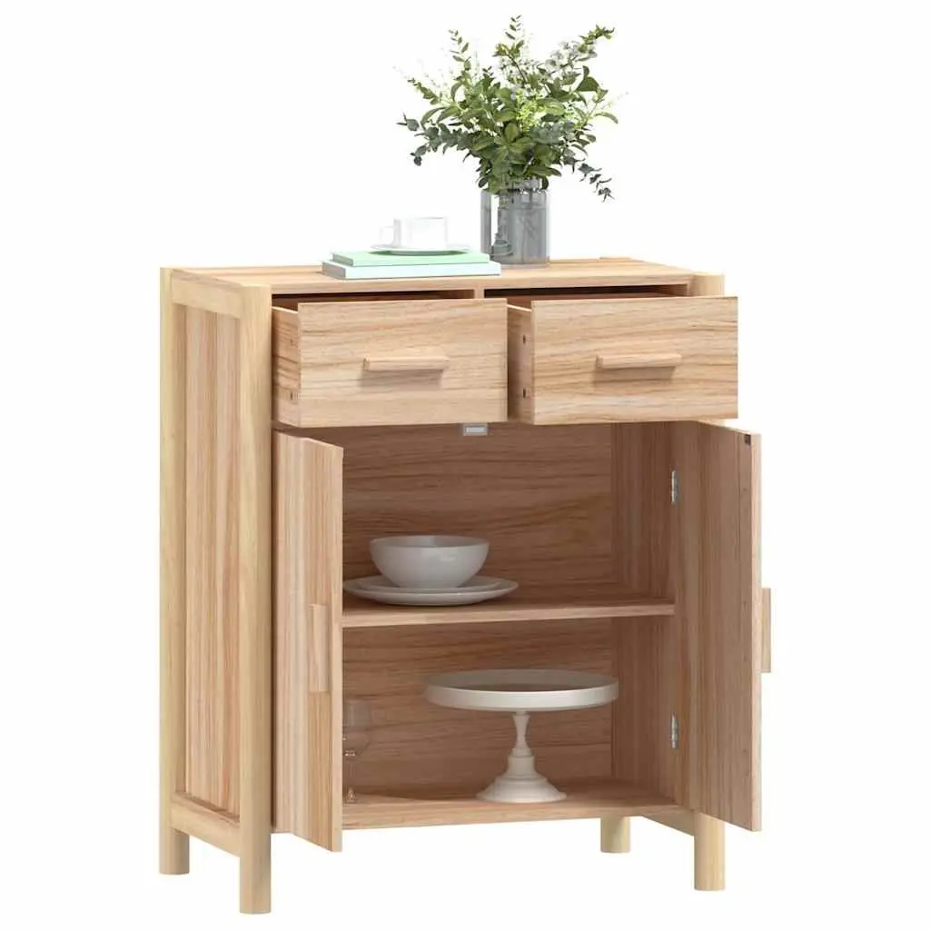 Brown Sideboard 62x38x75cm Storage Cabinet Engineered Wood Home Furniture