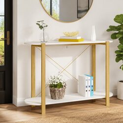 White Console Table for Your Welcoming Entryway