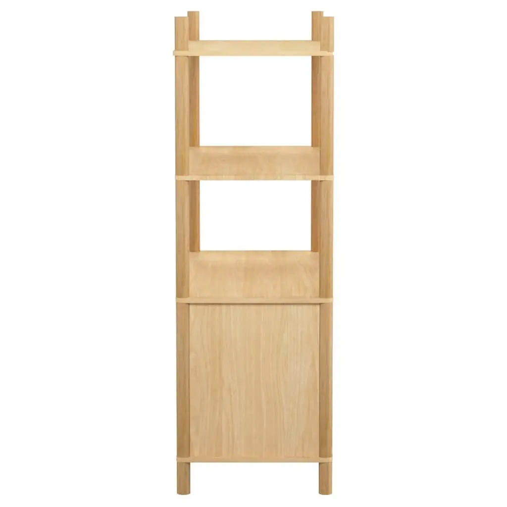 Sideboard Highboard Cabinet Storage Engineered Wood Brown 121cm Height 80cm Width 40cm Depth