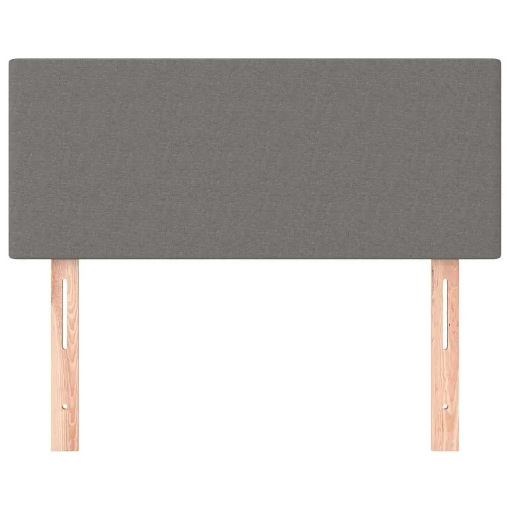 Headboard Dark Grey 100cm Fabric Adjustable Height Bed Support